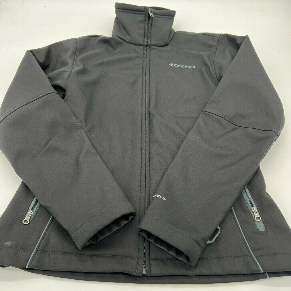 Columbia Interchange Omnishield soft shell Black women’s XS full zip jacket